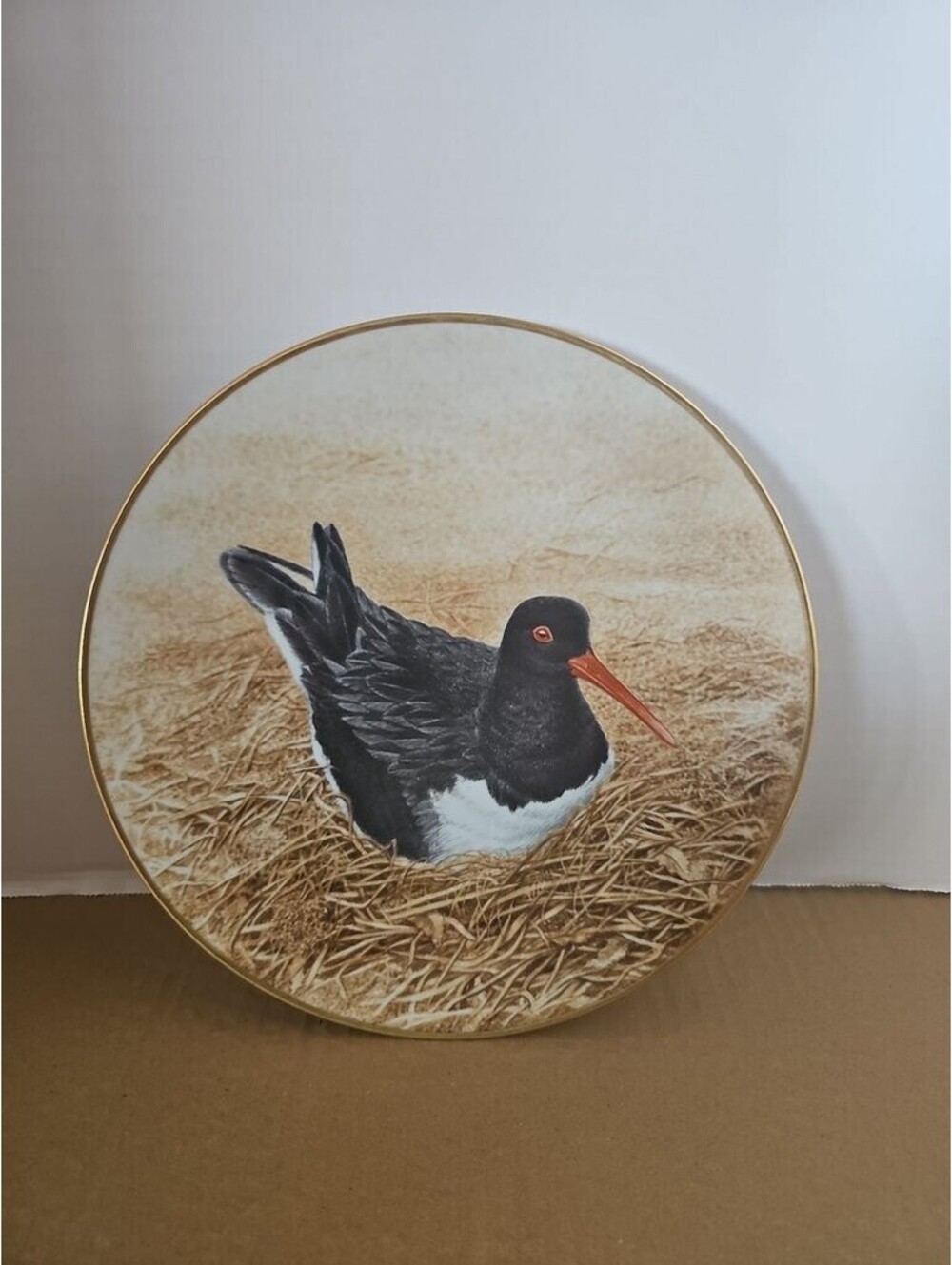 Oyster-Catcher Decorative Plate by Danbury Mint